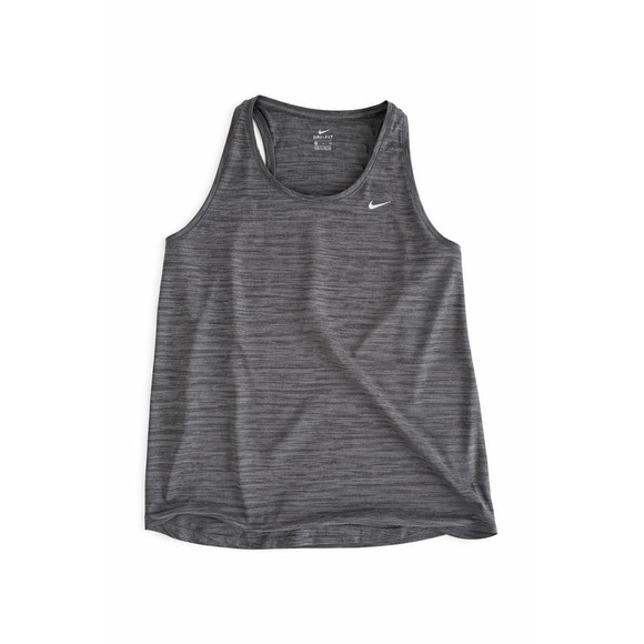 Nike Tops - Nike Racerback Charcoal Miler Dri-FIT Yoga Tank - Size XL